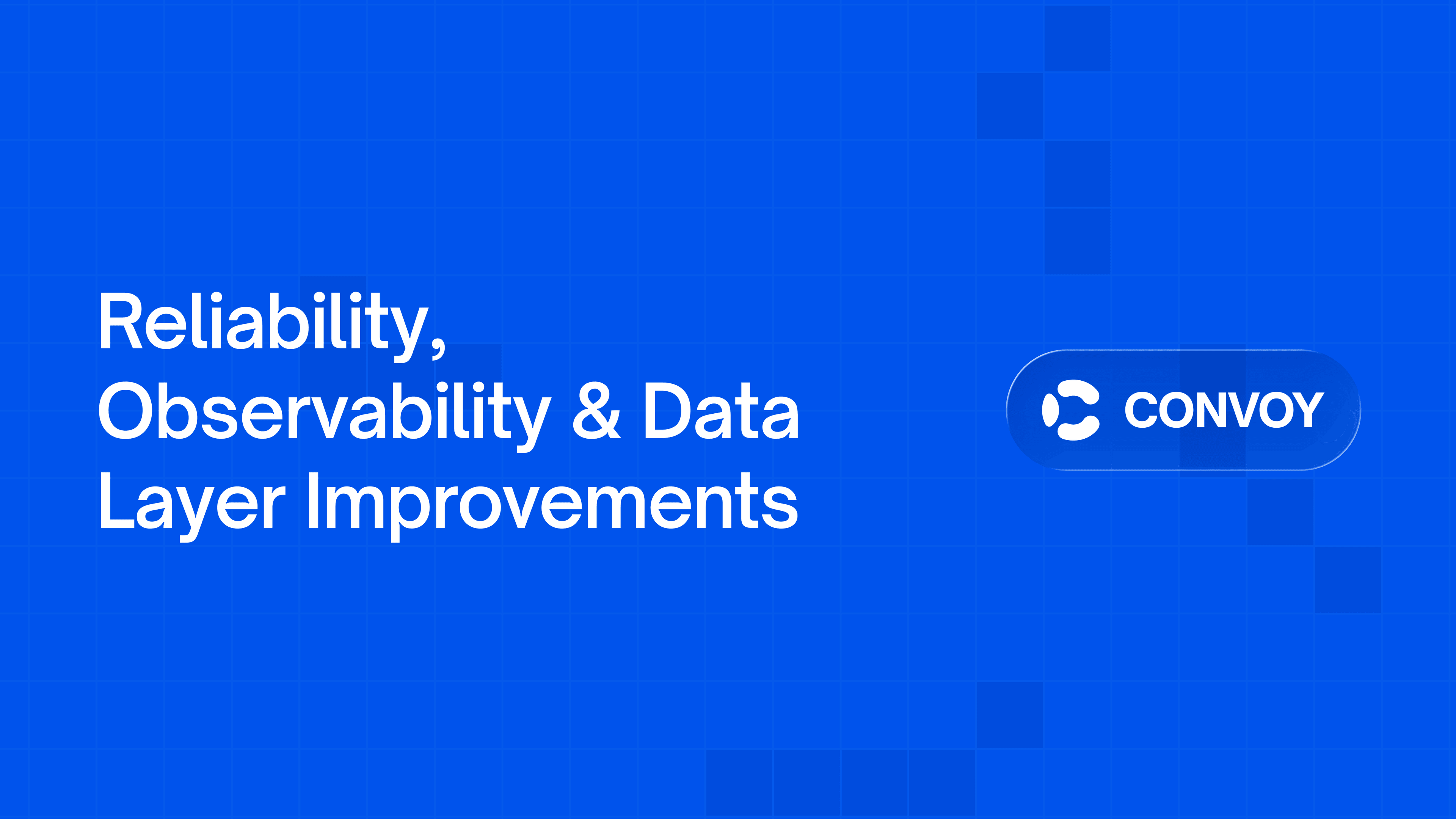 Reliability, Observability & Data Layer Improvements